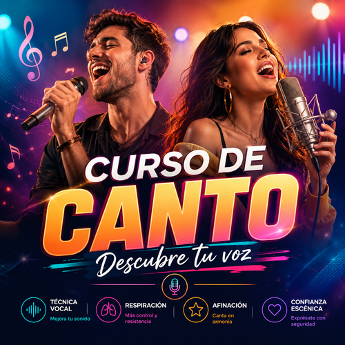 Curso de Canto – Deja de Pensar que No Tienes Voz y Empieza a Cantar con Confianza