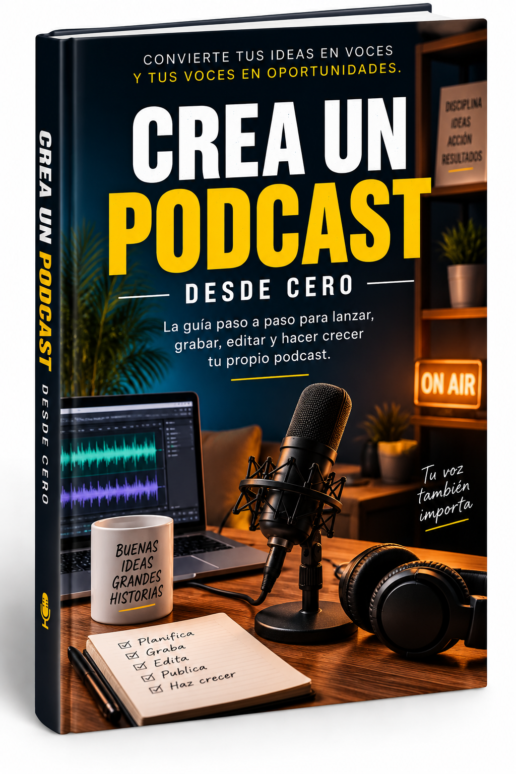Crea un Podcast desde Cero – Guía PDF de la Idea a la Plataforma
