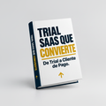 Portada de Trial SaaS que Convierte sobre fondo gris claro