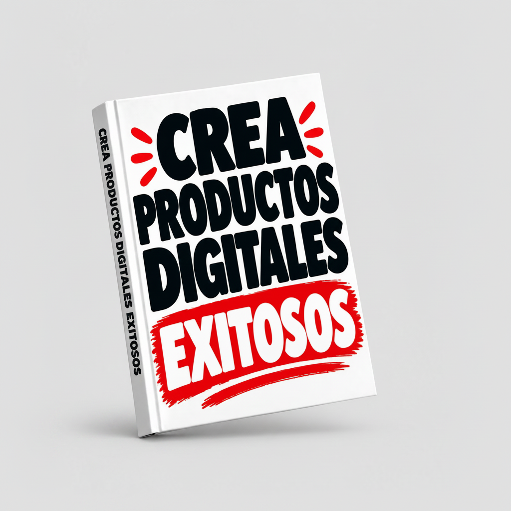 Portada de Crea Productos Digitales Exitosos sobre el mismo fondo gris claro de HUMUS VIVO